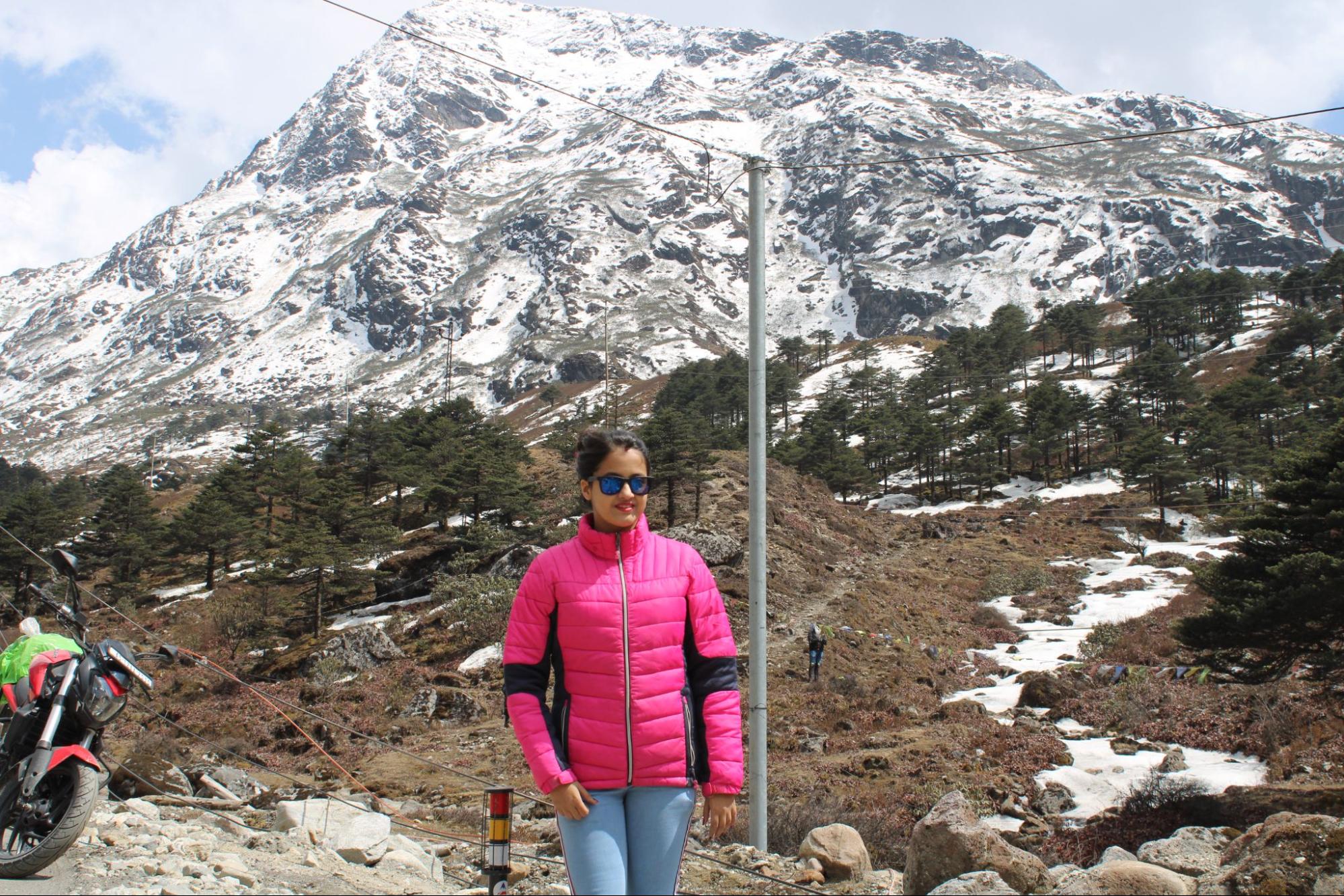 Snow capped mountains in Arunachal Pradesh