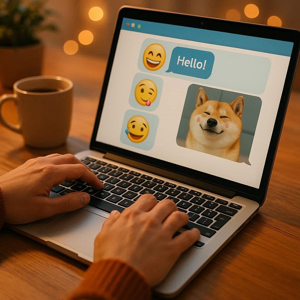 Shares memes or light jokes to brighten your & others' day